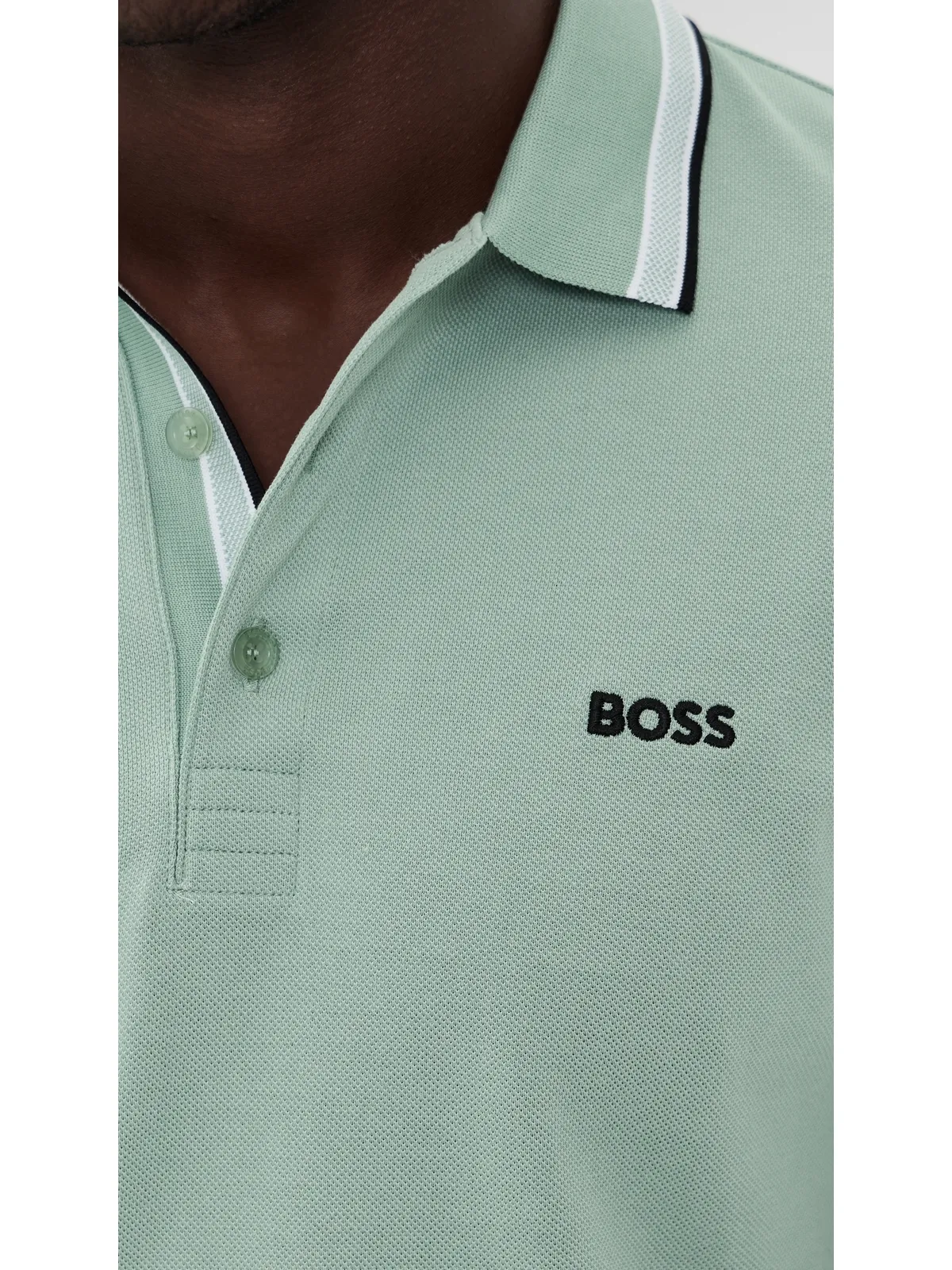 BOSS パディ ポロシャツ アイスバーググリーン - 画像6