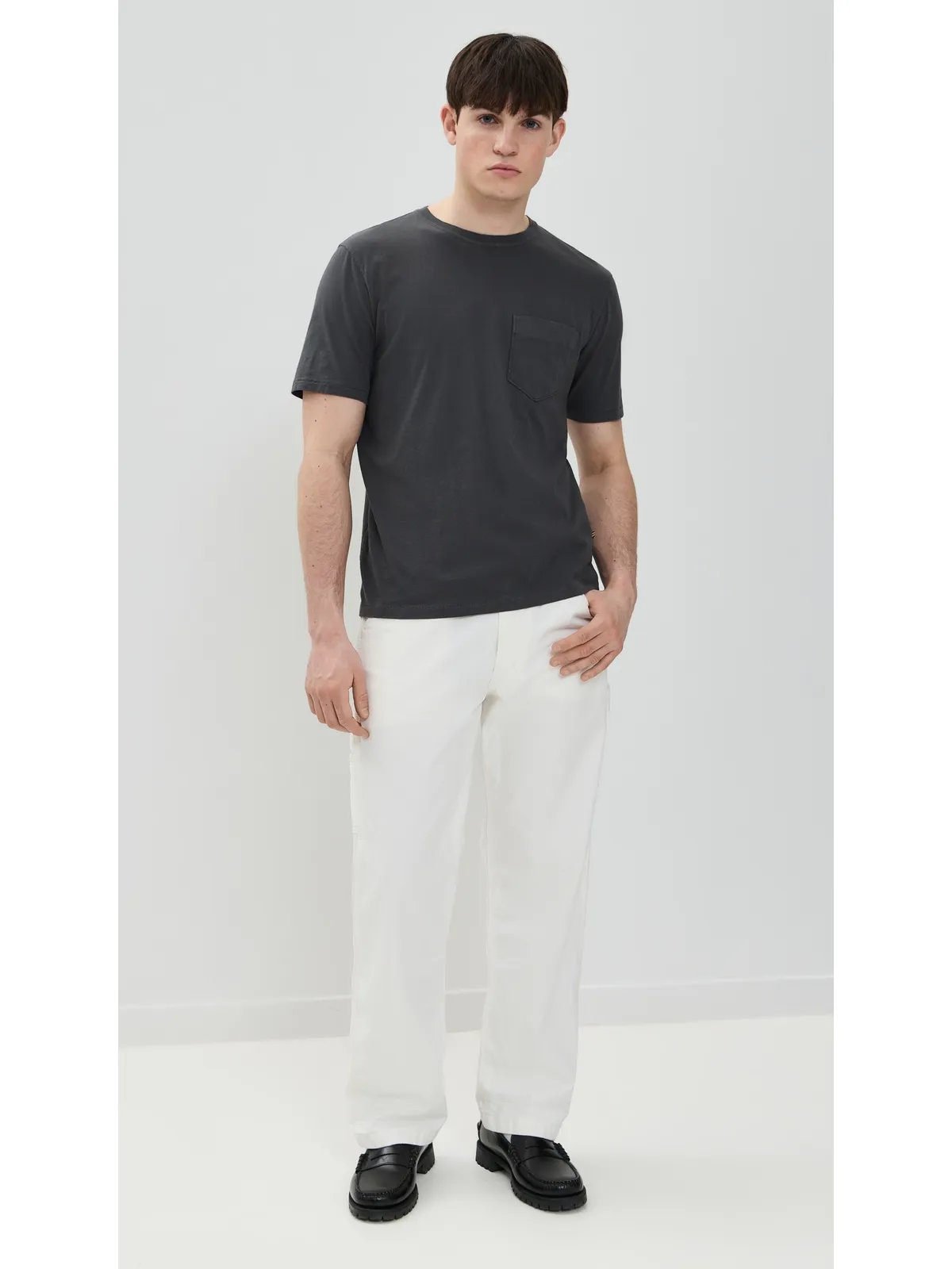 Billy Reid 洗い加工Tシャツ - 画像5