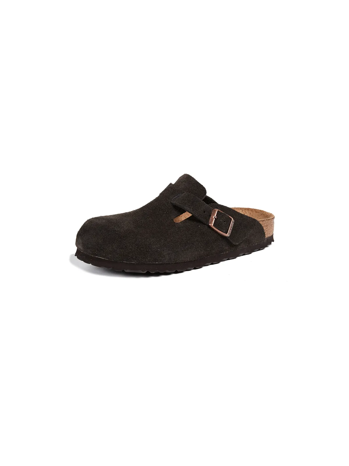 Birkenstock ボストン ソフトフットベッド ナロー クロッグ モカ - 画像1