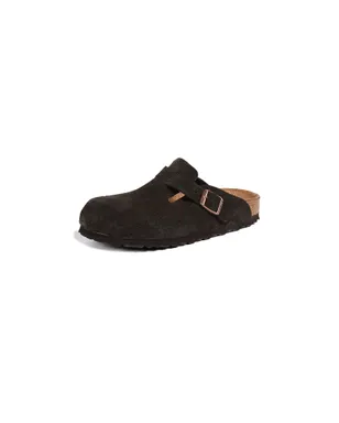 Birkenstock ボストン ソフトフットベッド ナロー クロッグ モカ - サムネイル1