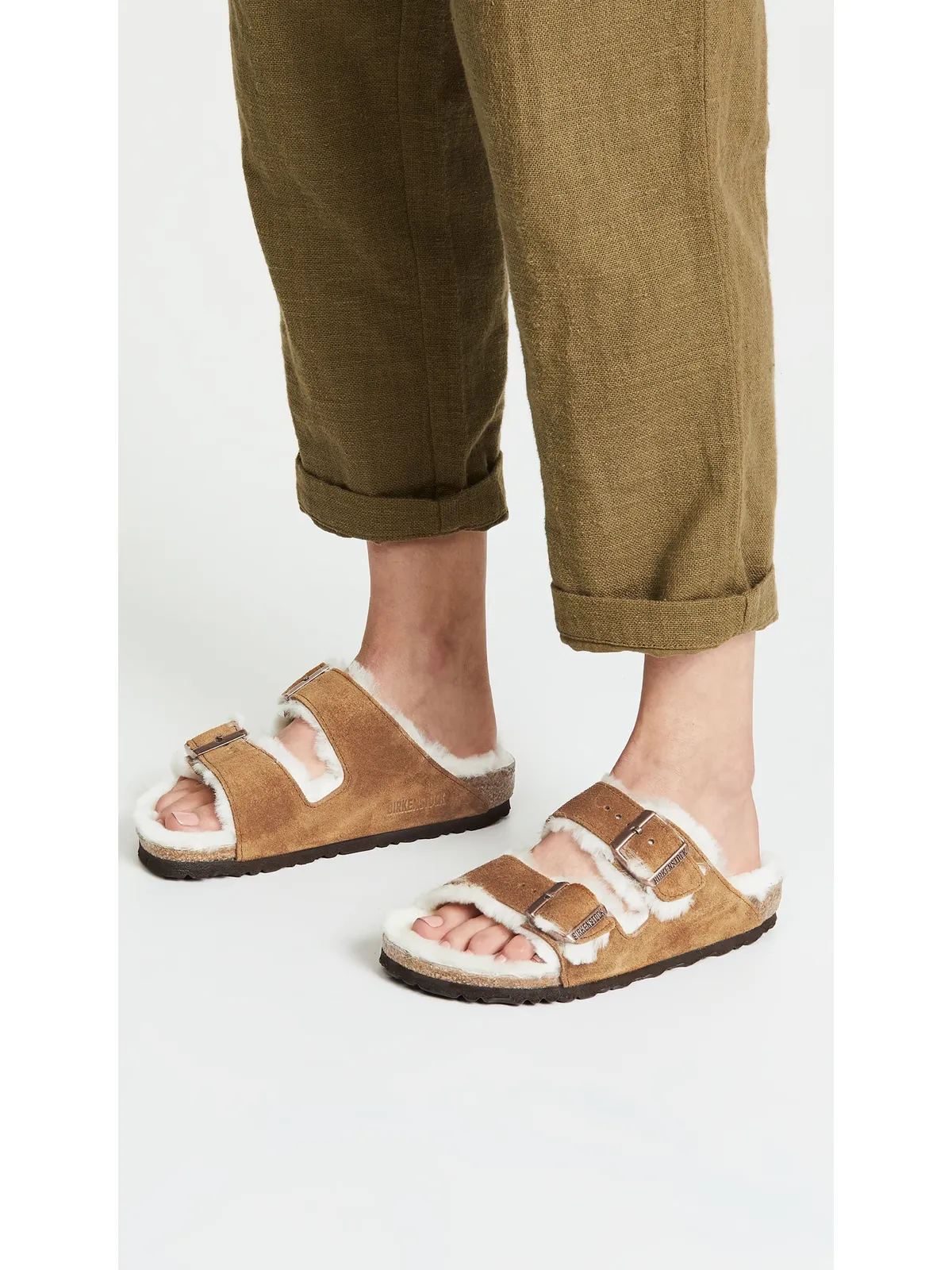 Birkenstock アリゾナ シアーリング サンダル - 画像3