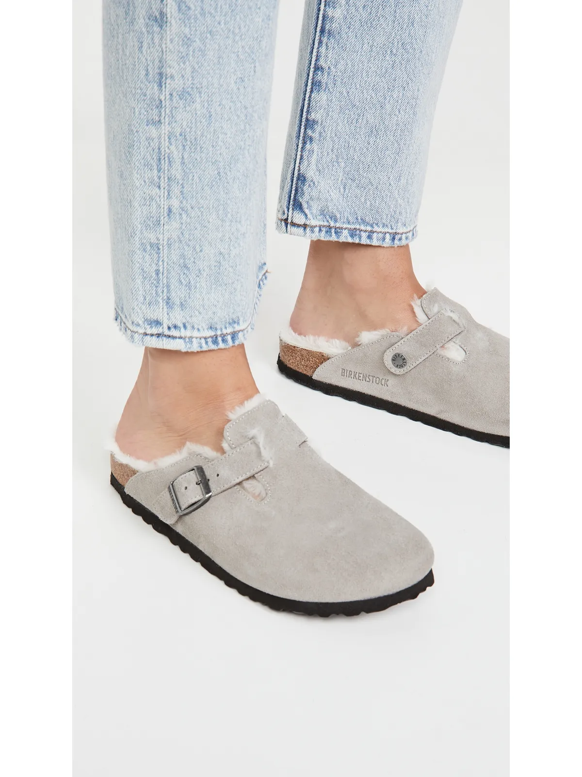 Birkenstock ボストン シアーリング クロッグ（ストーンコイン） - 画像3