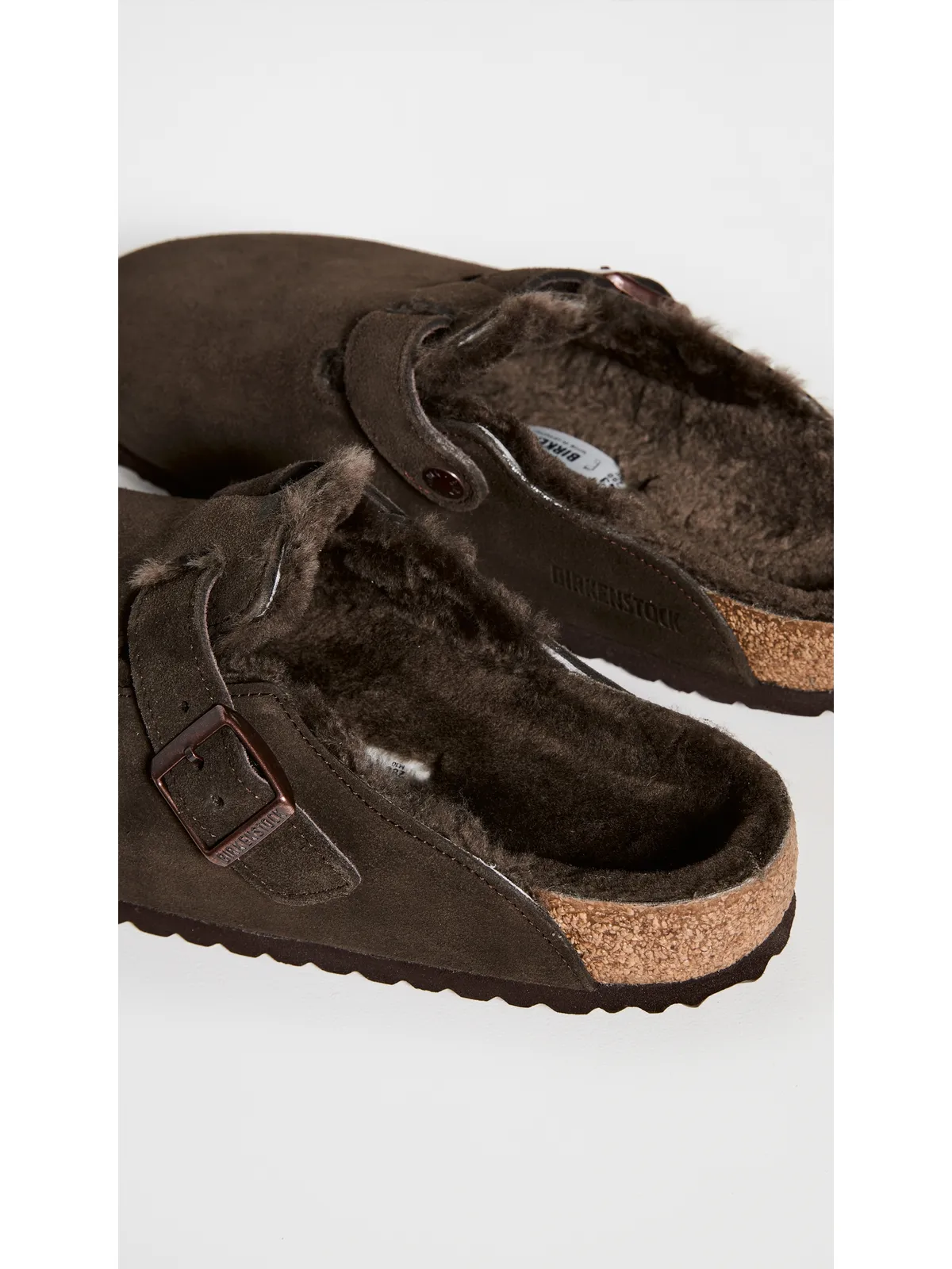 Birkenstock ボストン ムートン シアーリング クロッグ - 画像5