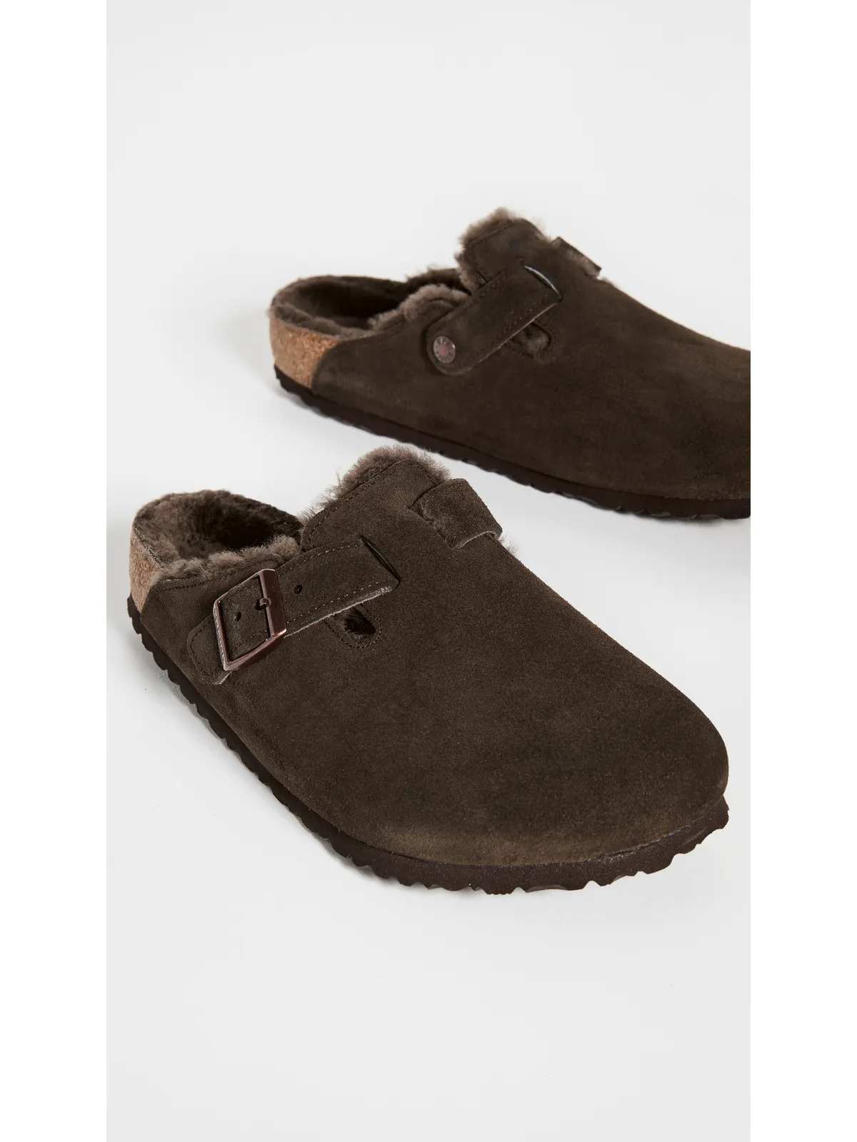 Birkenstock ボストン ムートン シアーリング クロッグ - 画像2