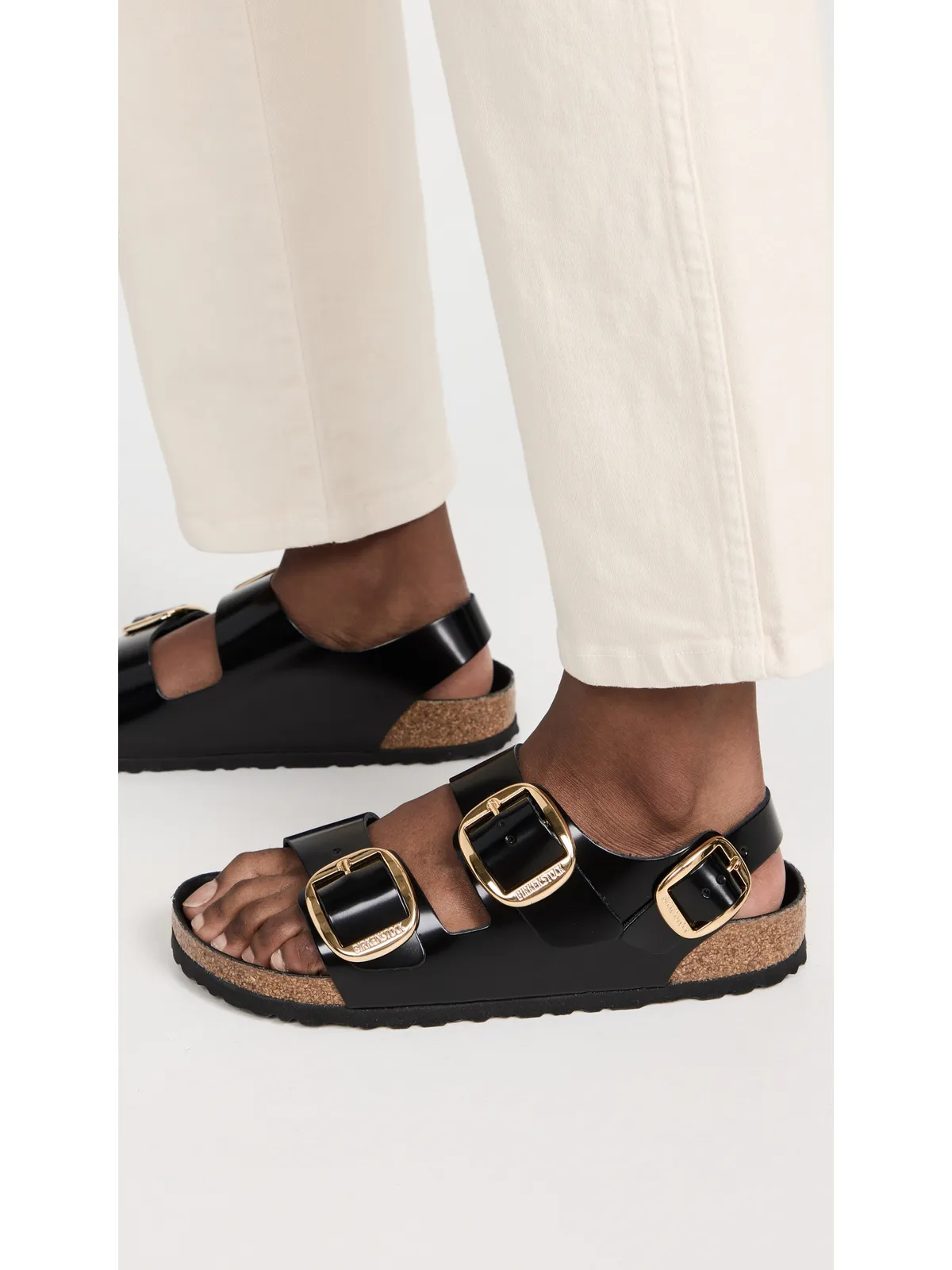 Birkenstock ミラノ ビッグバックル サンダル - 画像3