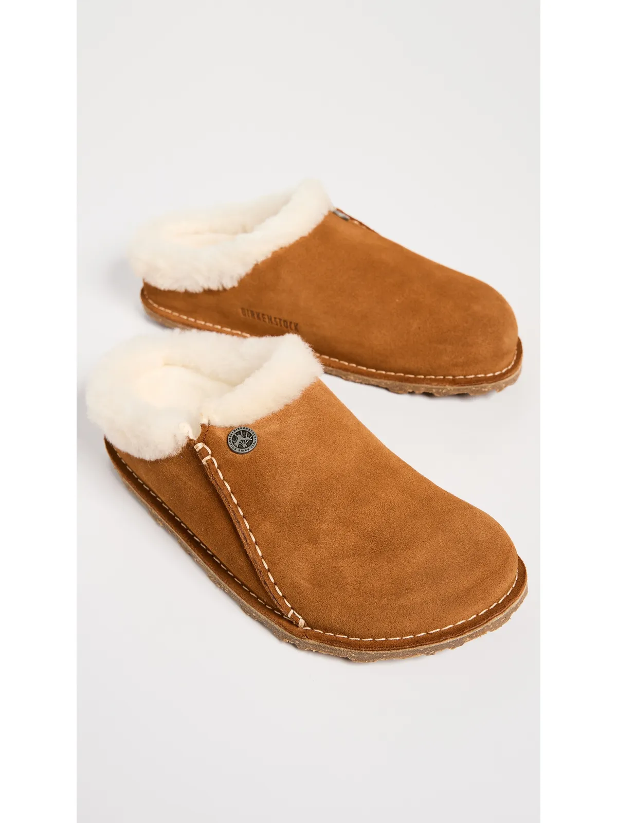 Birkenstock Zermatt シアーリングスリッパ ミンク - 画像4