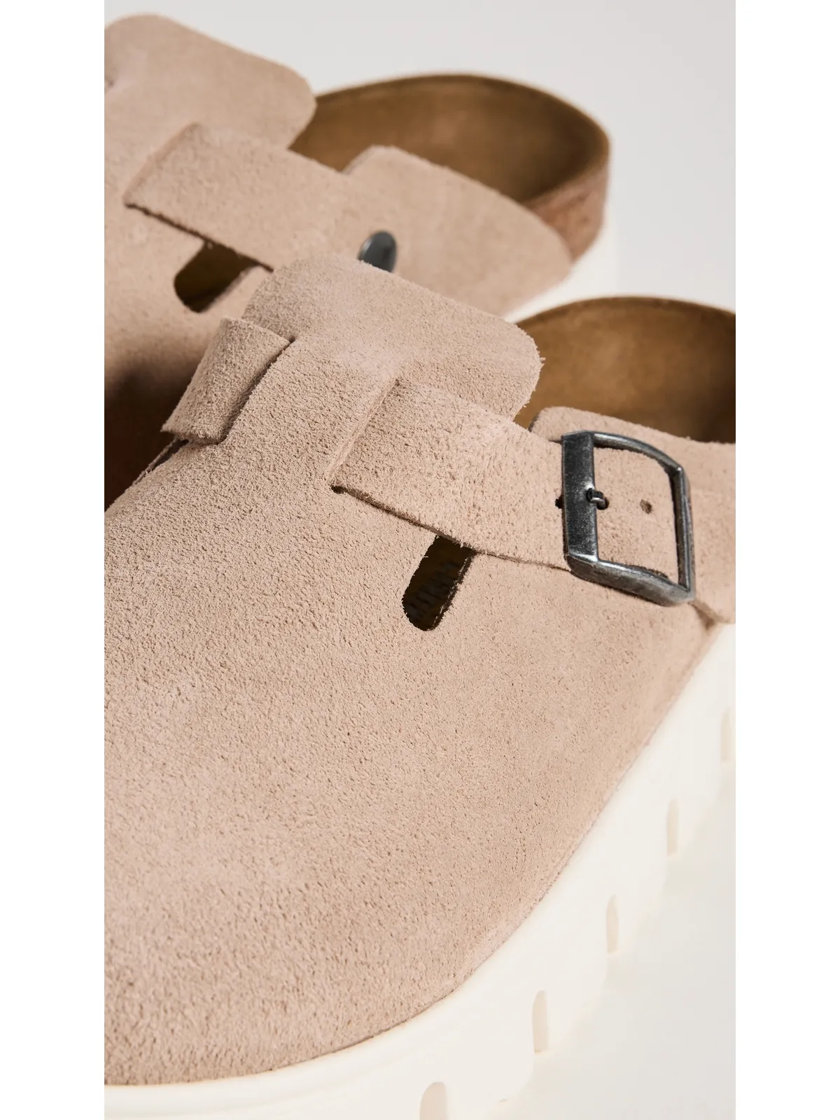Birkenstock ボストン チャンキー ミュール ウォームサンド - 画像6