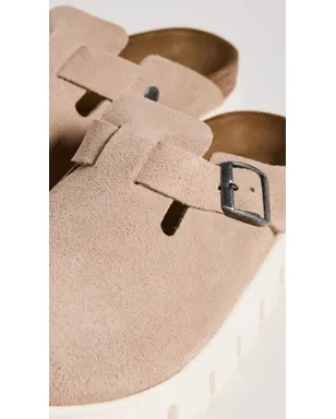 Birkenstock ボストン チャンキー ミュール ウォームサンド - サムネイル6