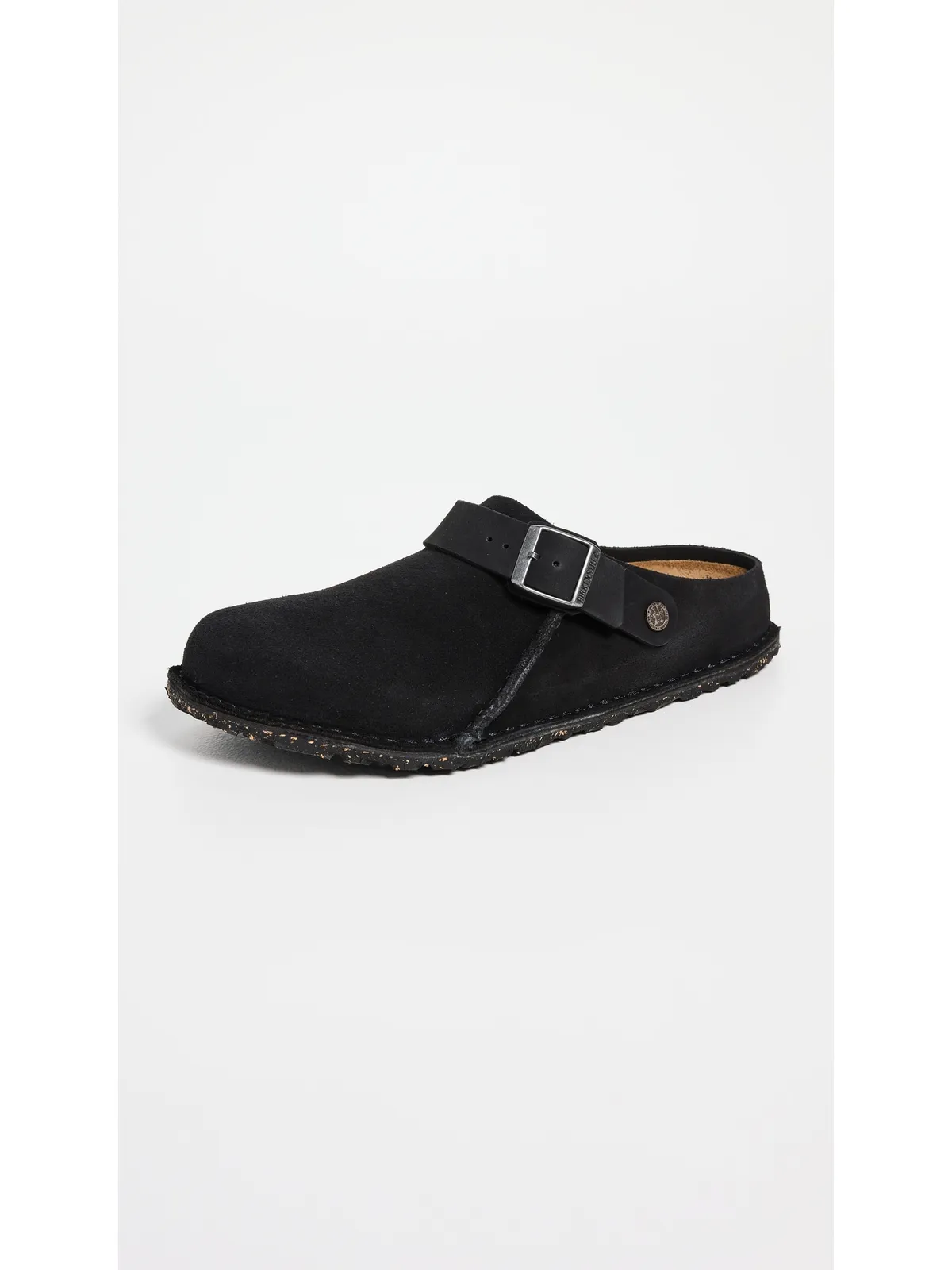 Birkenstock ルツリ プレミアム スエード クロッグ ブラック - 画像2