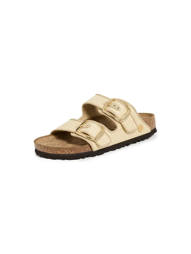 Birkenstock Birkenstock アリゾナ ビッグバックル ラフィア サンダルの商品画像