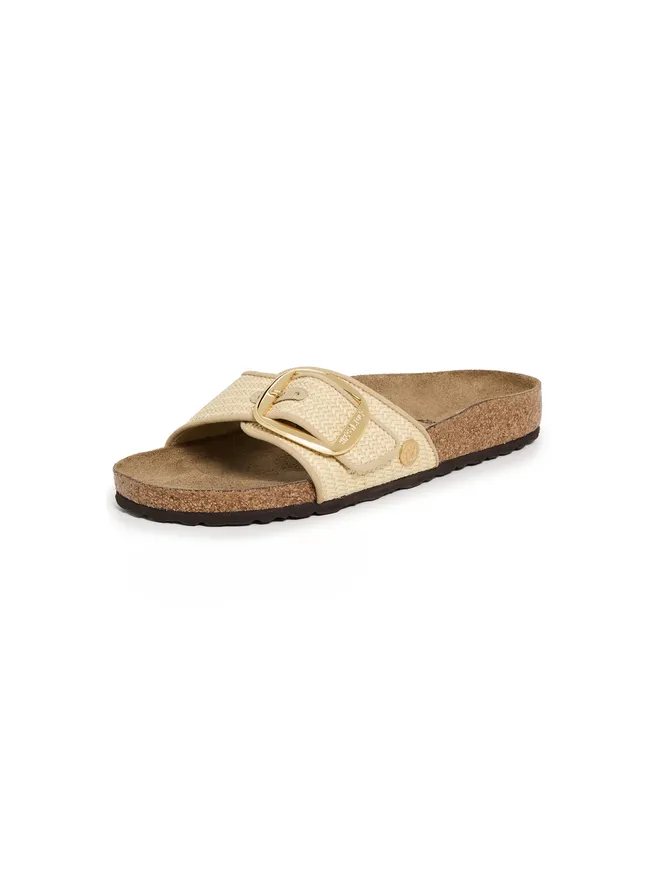 Birkenstock Birkenstock マドリッド ビッグバックル ラフィア サンダルの商品画像