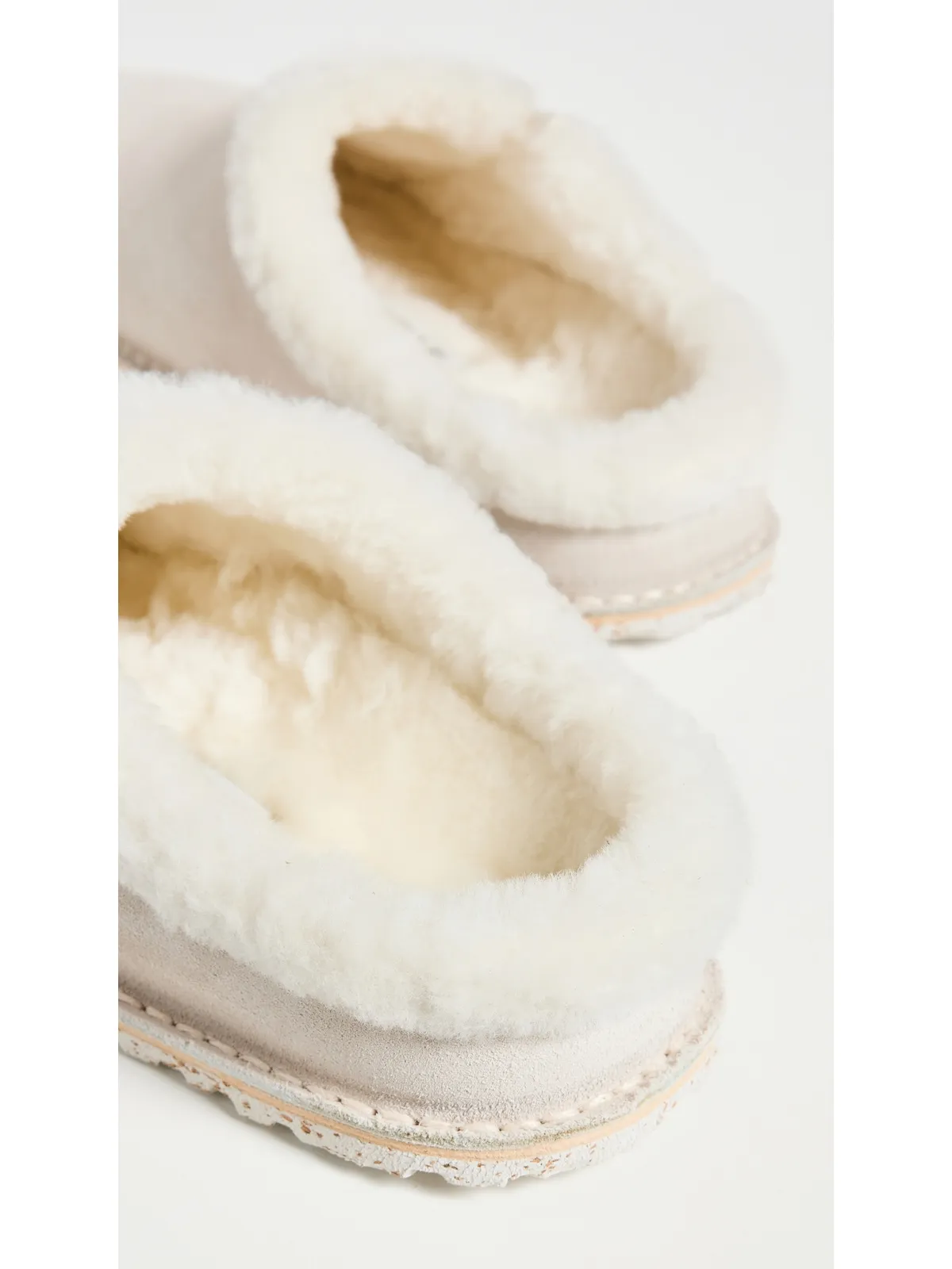 Birkenstock ゼルマット プレミアム シアーリング クロッグ - 画像4