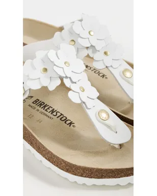 Birkenstock ジゼ フラワーズ サンダル ホワイト - サムネイル6