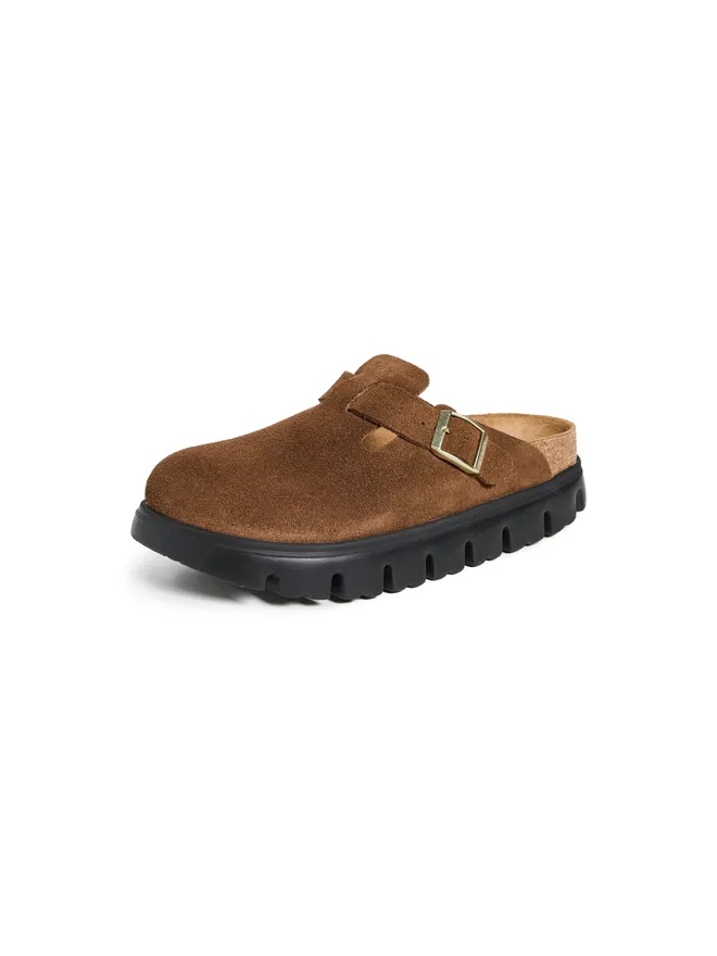Birkenstock Birkenstock ボストン チャンキー クロッグス ダークティーの商品画像