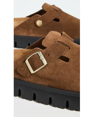 Birkenstock ボストン チャンキー クロッグス ダークティー - サムネイル6