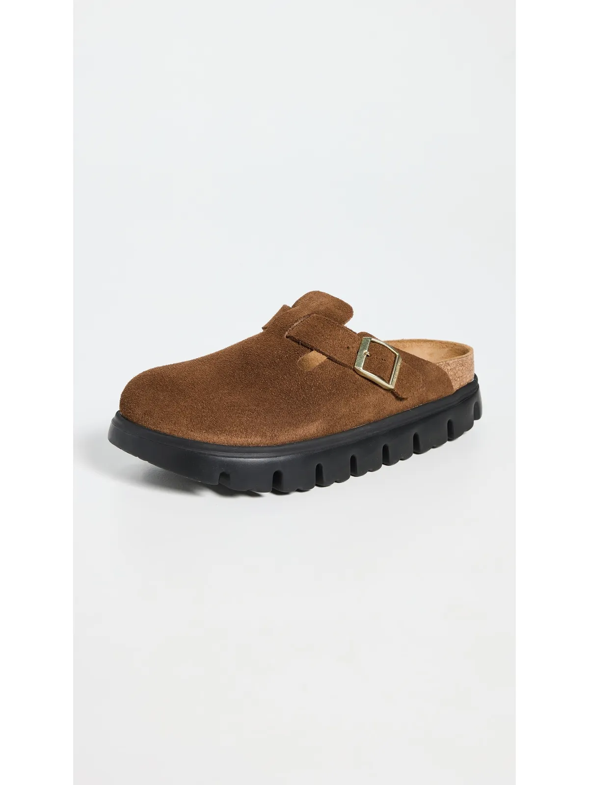Birkenstock ボストン チャンキー クロッグス ダークティー - 画像2