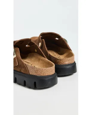 Birkenstock ボストン チャンキー クロッグス ダークティー - サムネイル4