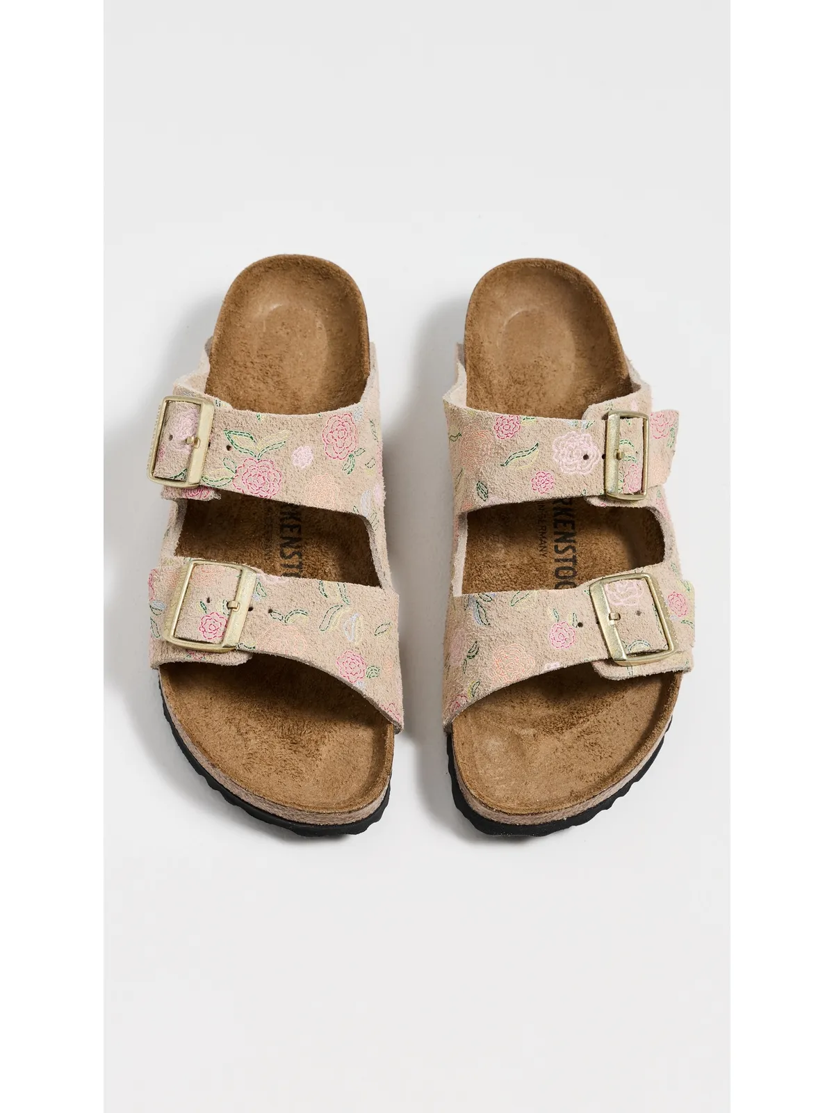 Birkenstock アリゾナ サンダル サンドキャッスル フラワープリント - 画像2