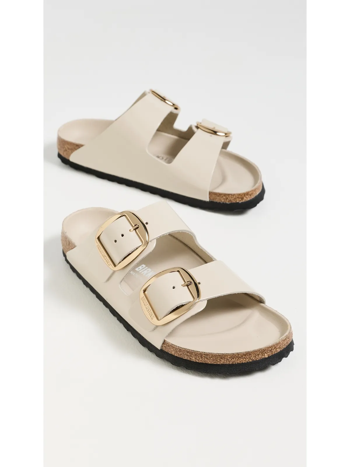 Birkenstock アリゾナ ビッグバックル ハイシャイン サンダル - 画像5