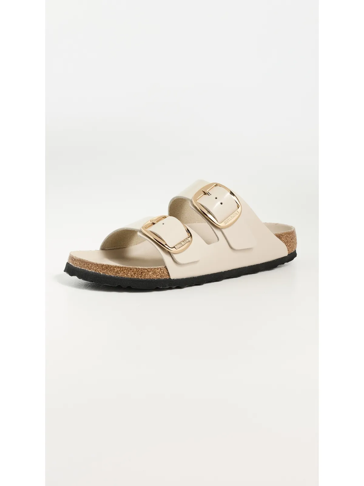 Birkenstock アリゾナ ビッグバックル ハイシャイン サンダル - 画像2