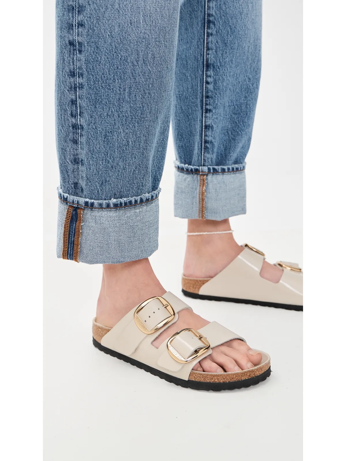 Birkenstock アリゾナ ビッグバックル ハイシャイン サンダル - 画像3