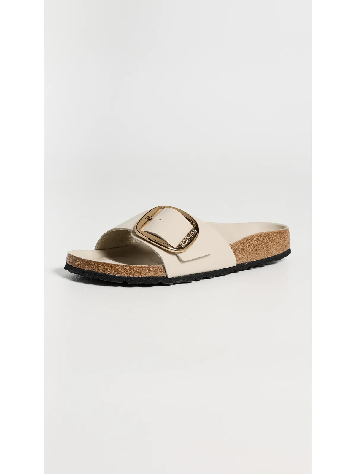 Birkenstock Madrid ビッグバックル ハイシャイン サンダル - 画像2