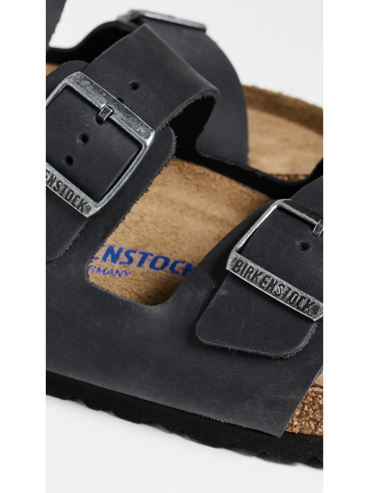 Birkenstock アリゾナ オイルドレザー サンダル ブラック - 画像5