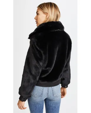 BLANKNYC ブラックノイズ ファーコート - サムネイル3