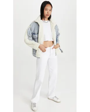 BLANKNYC Bear Hug Denim Sherpa Jacket - サムネイル5
