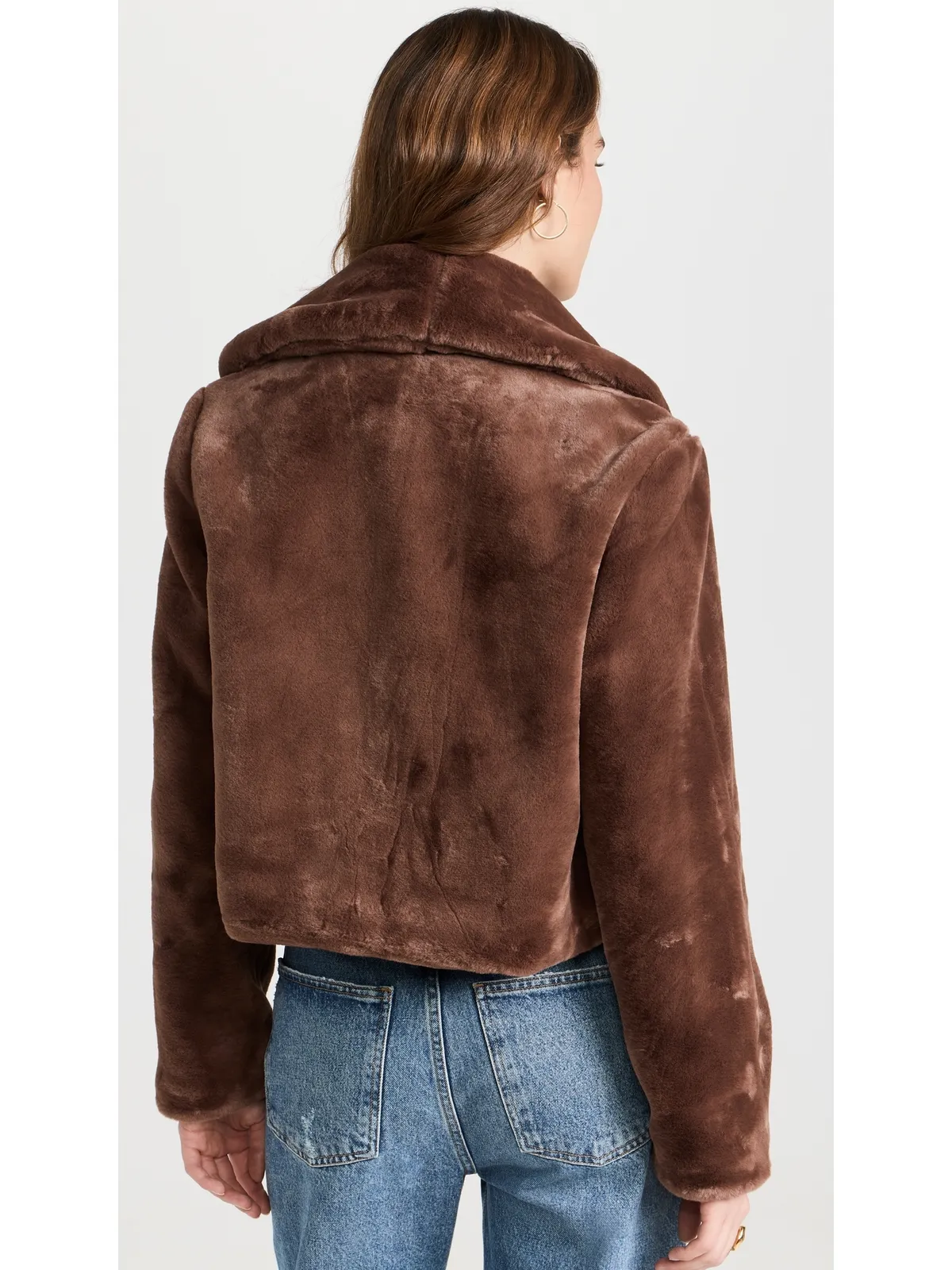 BLANKNYC エスプレッソ フェイクファー マティーニ ジャケット - 画像3