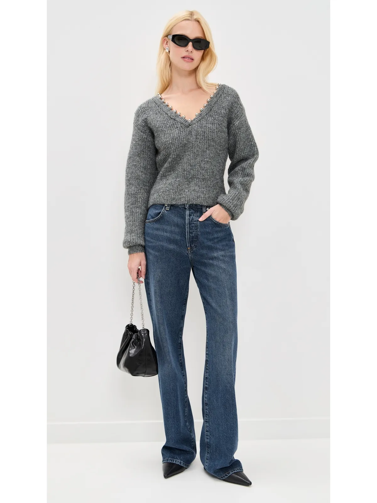 BLANKNYC シルバーライニングセーター - 画像5