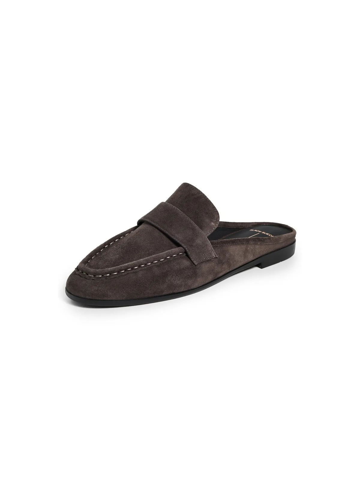 Black Suede Studio Gabby Loafers - 画像1