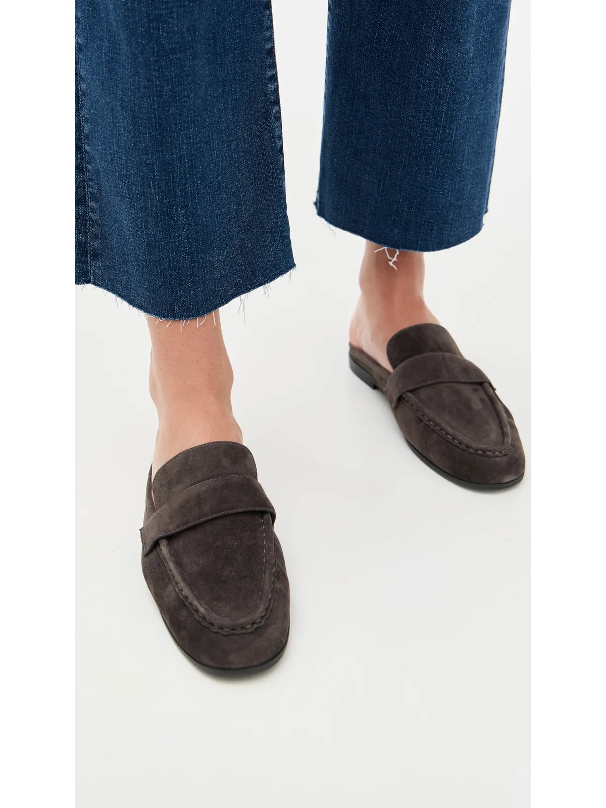 Black Suede Studio Gabby Loafers - 画像3