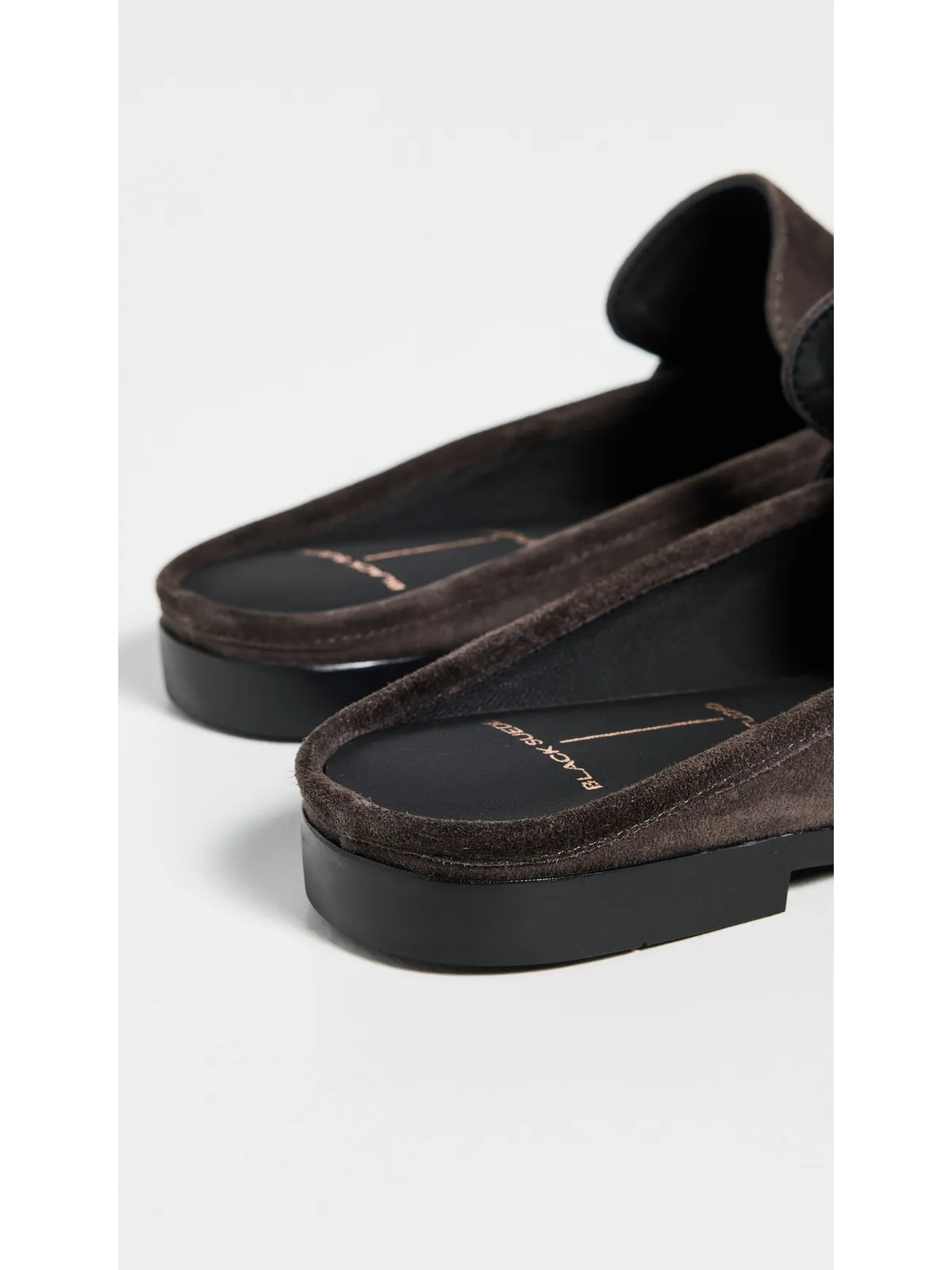 Black Suede Studio Gabby Loafers - 画像4