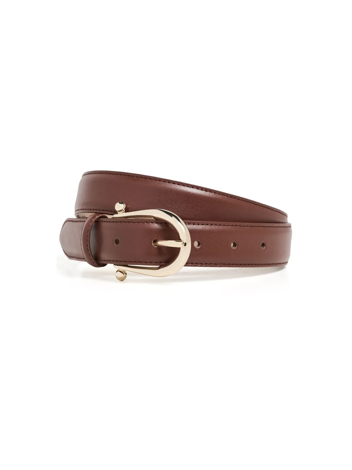 B-Low The Belt Camille Leather Belt Madeira Gold - 画像1