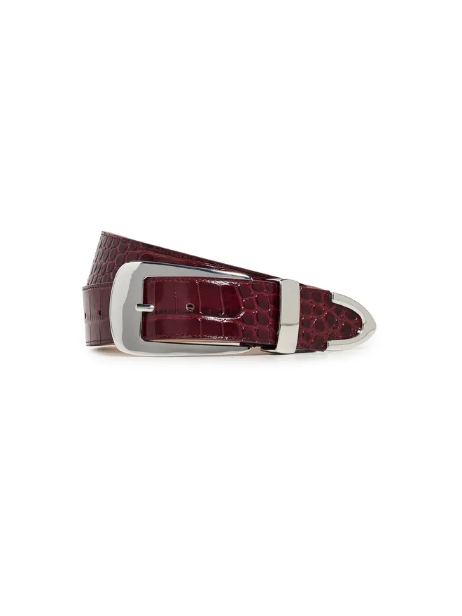B-Low the Belt B-Low The Belt アーデン クロコベルト Merlot/Silverの商品画像