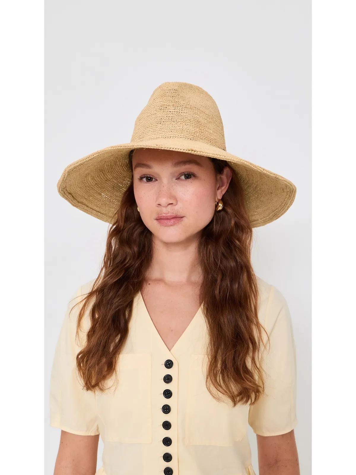 Brixton ヘレナ サンストロー ハット ナチュラル - 画像3