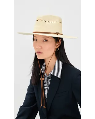 Brixton Beck Rancher Straw Hat - サムネイル3