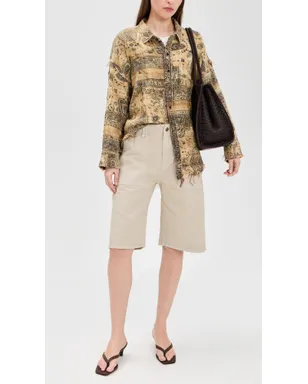 B Sides Roma Shorts チョークオーバーダイ - サムネイル5