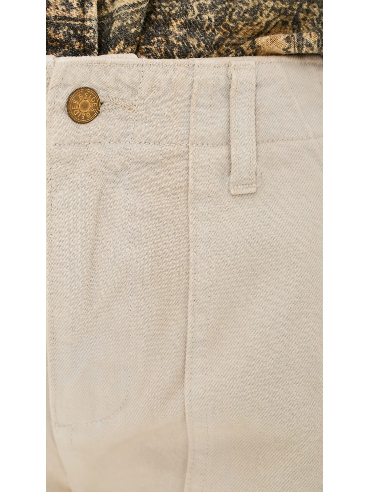 B Sides Roma Shorts チョークオーバーダイ - 画像6