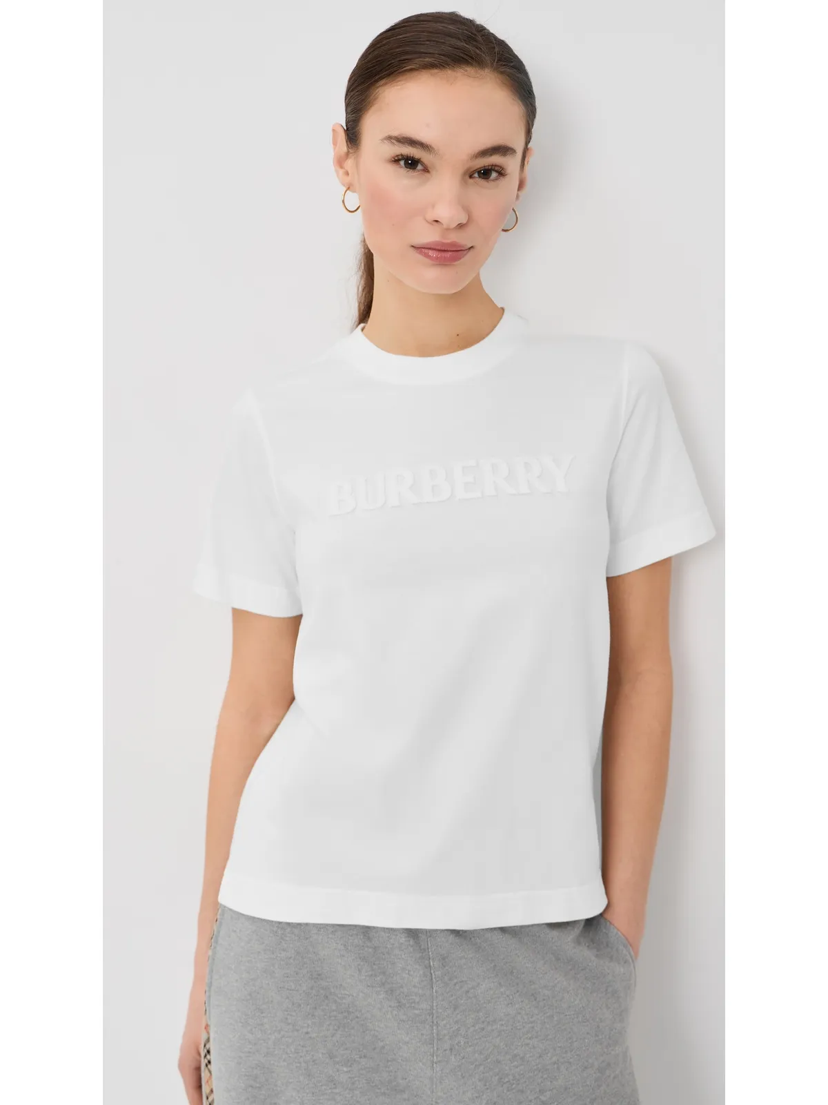 Burberry フランキー ロゴTシャツ チョーク - 画像2