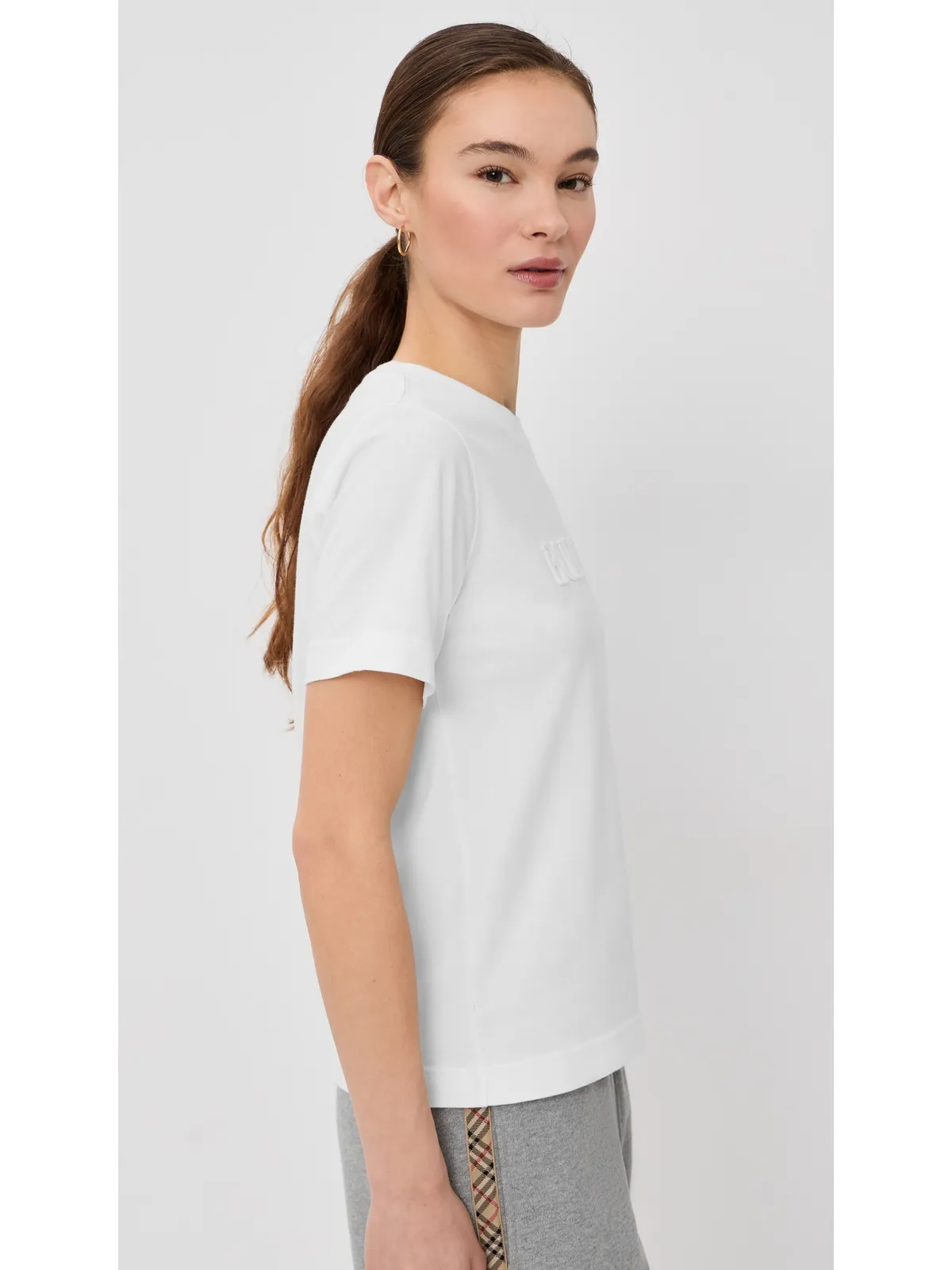 Burberry フランキー ロゴTシャツ チョーク - 画像4