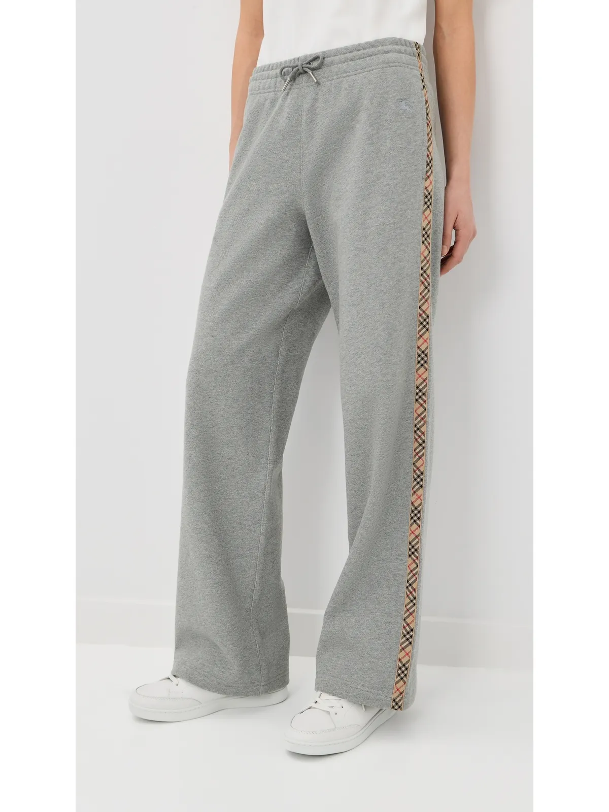 Burberry Jodie トラックパンツ ペールグレー メランジ - 画像3