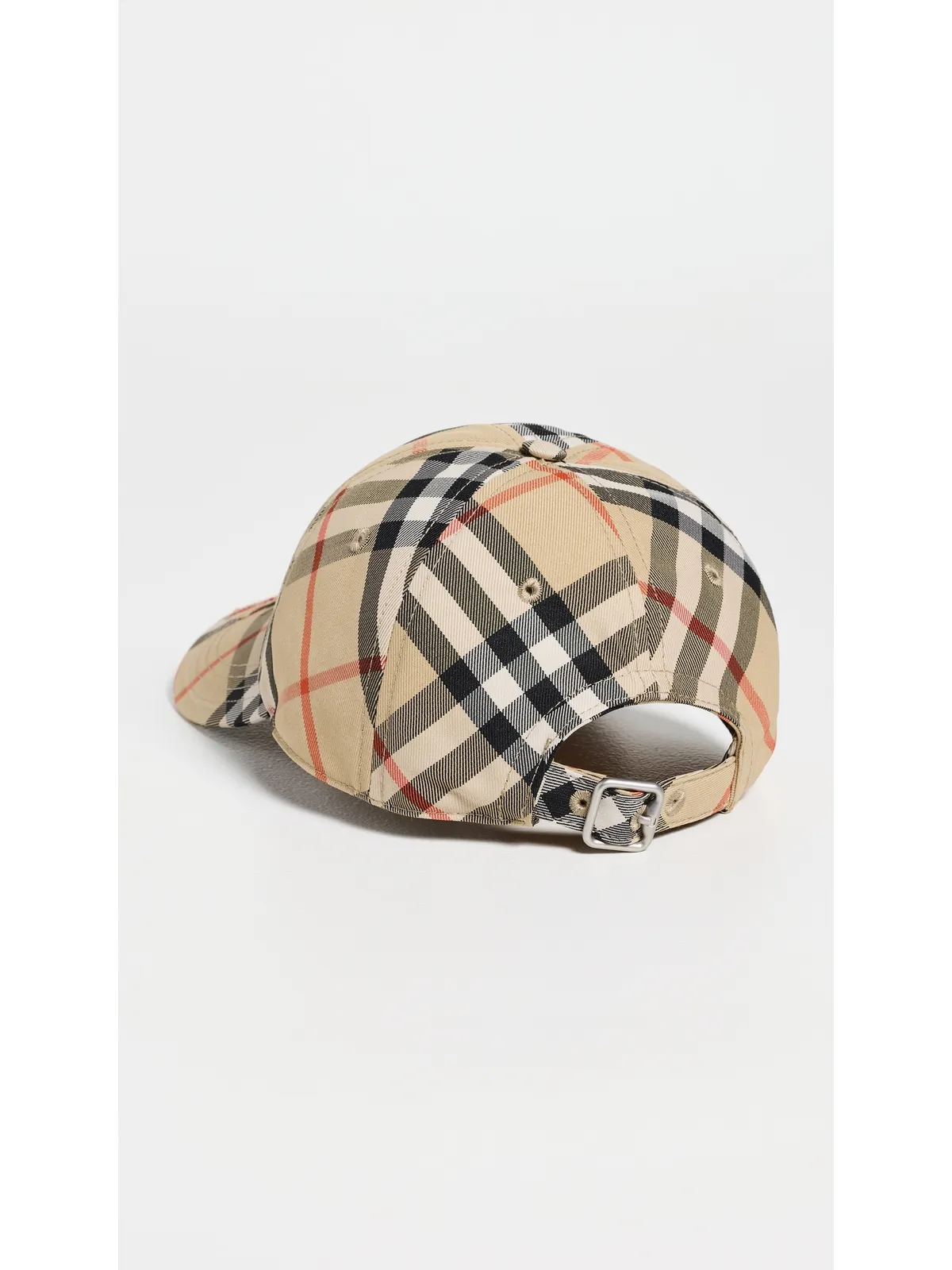 Burberry ビンテージ チェックツイル ベースボールキャップ サンド IPチェック柄 - 画像5