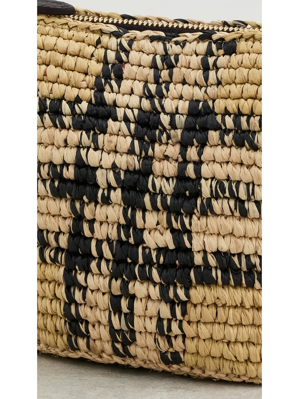 Burberry Margate ラフィア ポーチ - 画像5