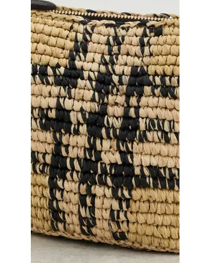 Burberry Margate ラフィア ポーチ - サムネイル5