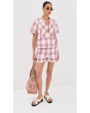 Burberry Olea Plaid Top - サムネイル5