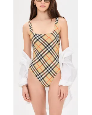 Burberry サビーナ ワンピース水着 アーカイブベージュ - サムネイル5
