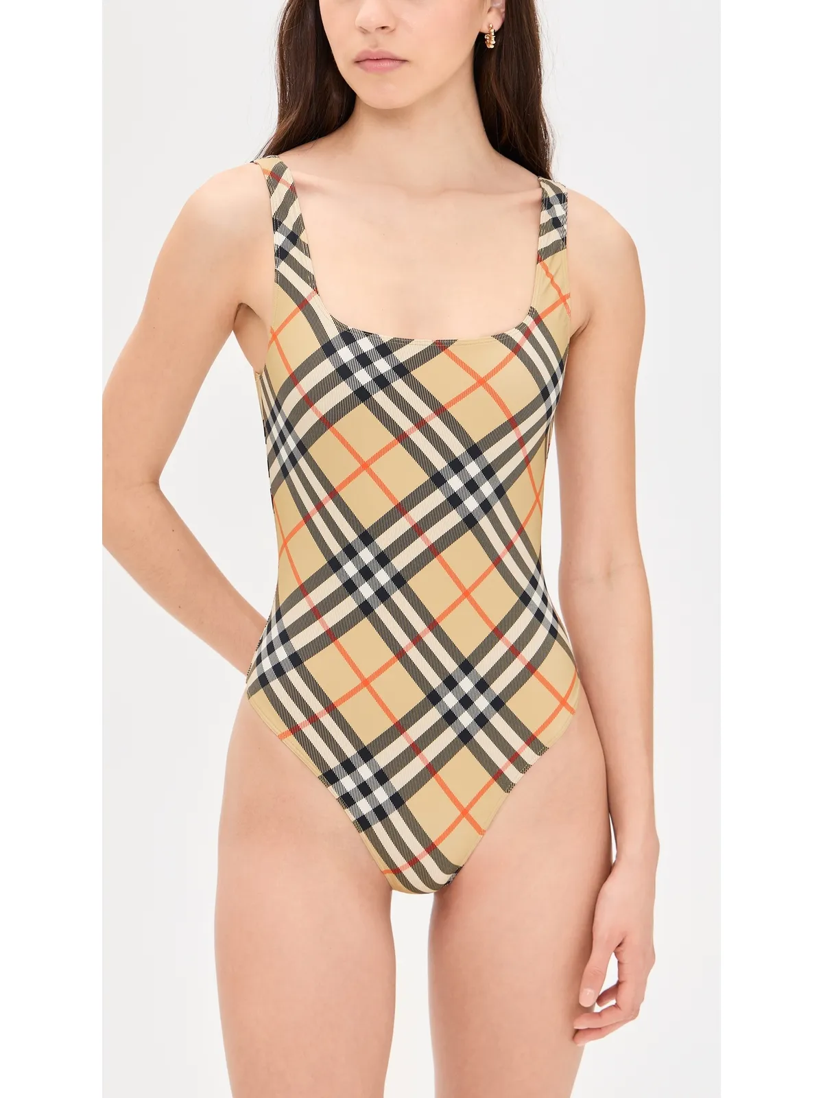 Burberry サビーナ ワンピース水着 アーカイブベージュ - 画像2