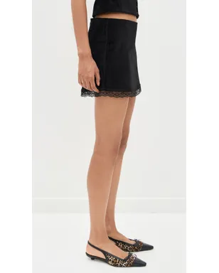 Bella Venice ルシール スカート ブラックベルベット - サムネイル4